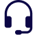 blue headset icon